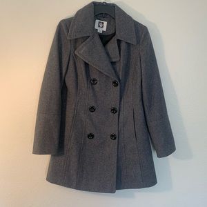 Anne Klein - Grey Pea Coat